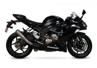 scorpion red power slip on exhaust kawasaki ninja zx 6r 2017