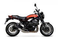 scorpion red power slip on exhaust kawasaki z900rs 2017