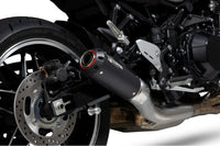 scorpion red power slip on exhaust kawasaki z900rs 2017
