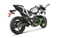 scorpion red power slip on exhaust ninja 7 hybrid