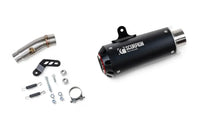 scorpion red power slip on exhaust ninja 7 hybrid