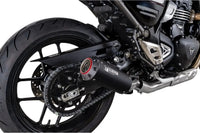 scorpion red power slip on exhaust triumph speed 400 2024
