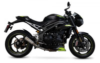 scorpion red power slip on exhaust triumph speed triple 1050 r s 2018