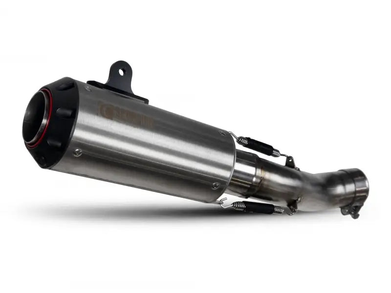 scorpion red power slip on exhaust triumph speed triple 1050 r s 2018