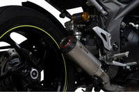 scorpion red power slip on exhaust triumph speed triple 1050 r s 2018