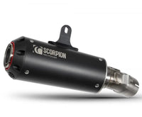 scorpion red power slip on exhaust triumph street triple 765r 2020