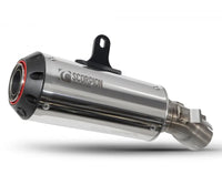 scorpion red power slip on exhaust triumph street triple 765r 2020
