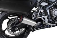 scorpion red power slip on exhaust triumph tiger sport 800 2025 with panniers