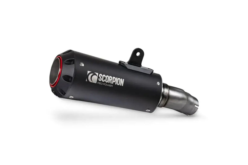 scorpion red power slip on exhaust triumph tiger sport 800 2025 with panniers