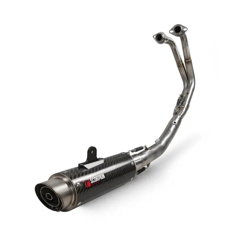 scorpion rp1 gp race full system exhaust kawasaki ninja 400 2018 2023