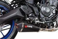 scorpion serket full system exhaust yamaha mt 07 2024