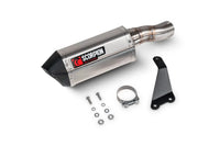 scorpion serket parallel slip on exhaust bmw r1300gs 2023 stainless steel