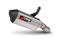 scorpion serket parallel slip on exhaust bmw r1300gs 2023 stainless steel