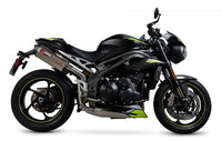 scorpion serket parallel slip on exhaust triumph speed triple 1050 r s 2018