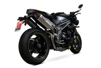 scorpion serket parallel slip on exhaust triumph speed triple 1050 r s 2018
