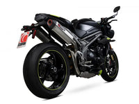scorpion serket parallel slip on exhaust triumph speed triple 1050 r s 2018