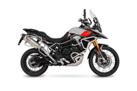 scorpion serket parallel slip on exhaust triumph tiger 900 rally gt pro 2024
