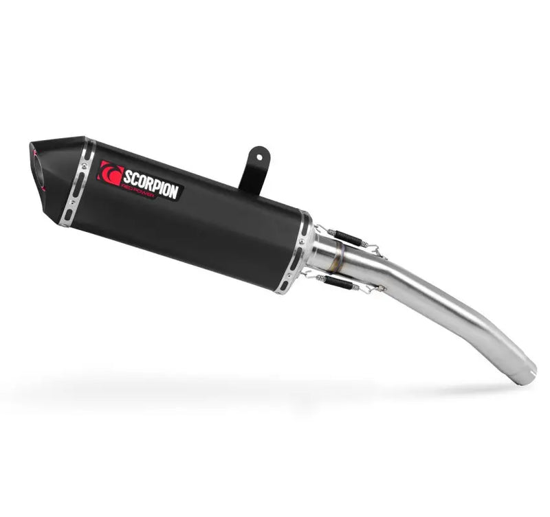 scorpion serket parallel slip on exhaust triumph tiger 900 rally gt pro 2024