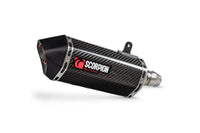 scorpion serket parallel slip on exhaust triumph tiger sport 800 2025 with panniers
