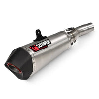 scorpion serket slip on exhaust cfmoto 650 mt stainless steel