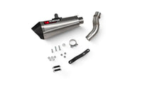 scorpion serket slip on exhaust cfmoto 650 mt stainless steel