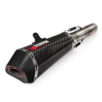 scorpion serket slip on exhaust cfmoto 650 mt stainless steel