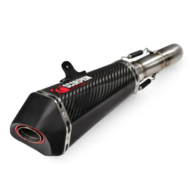 scorpion serket slip on exhaust cfmoto 650 mt stainless steel