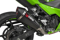 scorpion serket taper full system exhaust kawasaki ninja 400 2018 2023