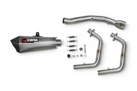 scorpion serket taper full system exhaust kawasaki ninja 400 2018 2023