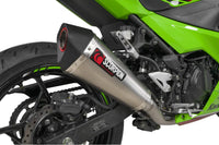 scorpion serket taper full system exhaust kawasaki ninja 400 2018 2023