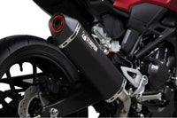 scorpion serket taper slip on exhaust honda cb300r 2018