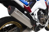 scorpion serket taper slip on exhaust honda crf1100l africa twin 2020