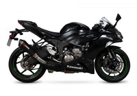 scorpion serket taper slip on exhaust kawasaki ninja zx 6r 2017