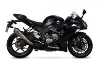 scorpion serket taper slip on exhaust kawasaki ninja zx 6r 2017