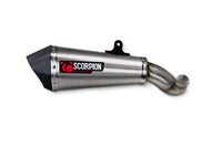 scorpion serket taper slip on exhaust kawasaki z900 2025