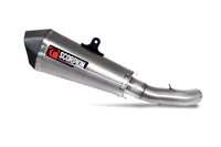 scorpion serket taper slip on exhaust ktm 125 duke 2021 2023