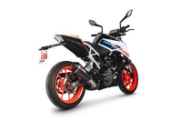 scorpion serket taper slip on exhaust ktm 125 duke 2021 2023