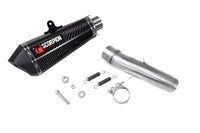 scorpion serket taper slip on exhaust ktm 125 duke 2021 2023