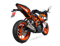 scorpion serket taper slip on exhaust ktm rc390 2017 2020