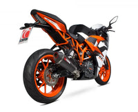 scorpion serket taper slip on exhaust ktm rc390 2017 2020
