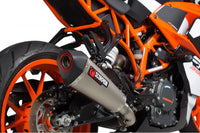 scorpion serket taper slip on exhaust ktm rc390 2017 2020