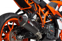 scorpion serket taper slip on exhaust ktm rc390 2017 2020