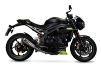 scorpion serket taper slip on exhaust triumph speed triple 1050 r s 2018