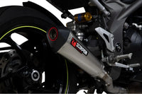 scorpion serket taper slip on exhaust triumph speed triple 1050 r s 2018