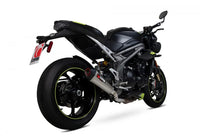 scorpion serket taper slip on exhaust triumph speed triple 1050 r s 2018