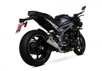 scorpion serket taper slip on exhaust triumph speed triple 1050 r s 2018