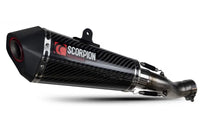 scorpion serket taper slip on exhaust triumph speed triple 1050 r s 2018