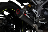 scorpion serket taper slip on exhaust triumph speed triple 1050 r s 2018