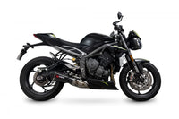 scorpion serket taper slip on exhaust triumph street triple 765 2020