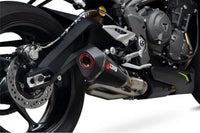 scorpion serket taper slip on exhaust triumph street triple 765 2020